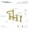 Kingston Brass KS7277AXBS English Country 8" Bridge Kitchen Faucet W/ Sprayer, Brass KS7277AXBS - alternate 5